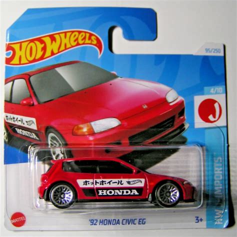 HOT WHEELS HTC43 92 HONDA CIVIC EG 1 64 2 50 HOT WHEELS