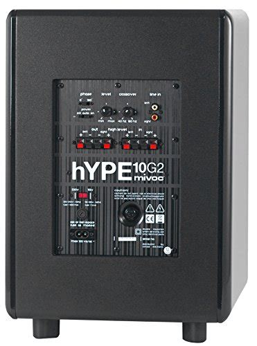 Mivoc Hype G Caisson De Basse Subwoofer Actif Noir Watt