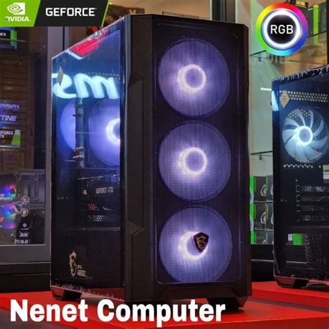 Jual Full Set Pc Gaming Core I F Rtx Gb Gb Led