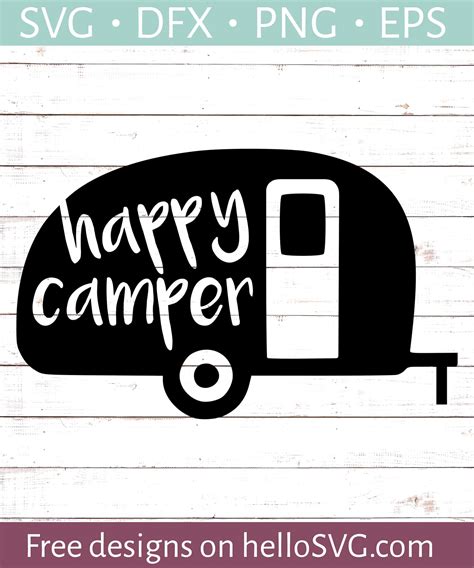 Camping Svg Independence Day Svg Happy Camper Svg Camper Svg American