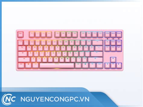 Bàn phím cơ Akko 3087S RGB Pink