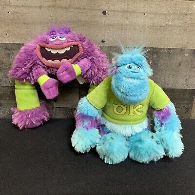 Disney/Pixar's Monsters University 'SULLY' OK Shirt 'ART" Plush Toy | eBay