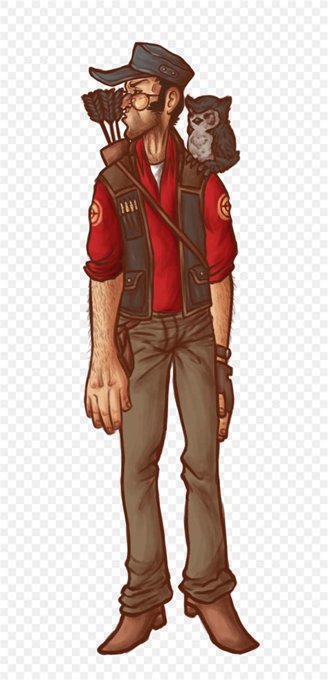 Team Fortress 2 Sniper Fan Art Cartoon, PNG, 550x1700px, Team Fortress ...