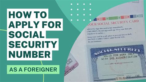 How To Apply For A Us Social Security Number Ssn Guide For