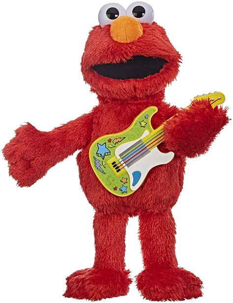 Sesame Street Rock And Rhyme Elmo Talking Singing 14 Inch Plush Toy