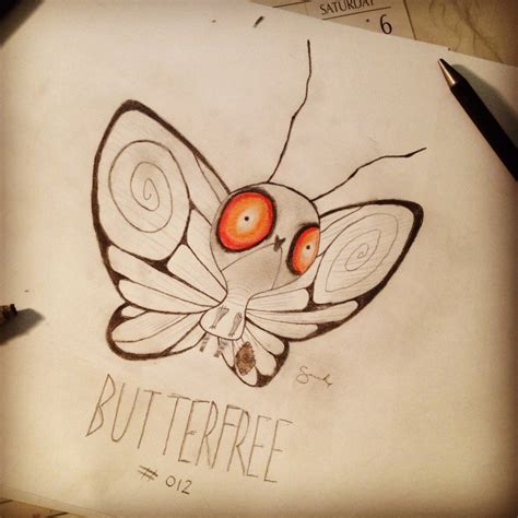 Tim Burton Pok Mon Butterfree Tim Burton Pokemon Pokemon