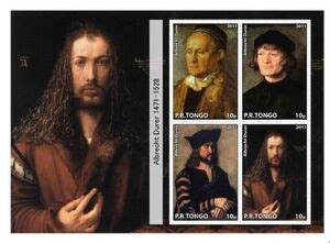 Stamp Albrecht Durer Paintings Tonga Illegal Stamps Tongo Col TN