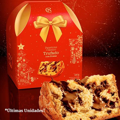 Panettone Cacau Show Trufado Frutas G Sol Peeling