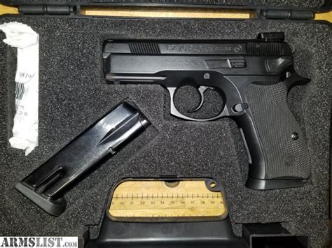 ARMSLIST For Sale CZ 75 Compact P 01 9MM W TruGlo TFX Sights