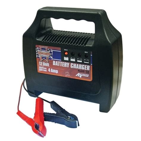 Faithfull Car Battery Charger 4 Amp 12 Volt Fppaubc4amp Sealants And