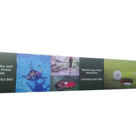 Aluminum Multicolor Rectangle Outdoor Flex Banner For Advertising At