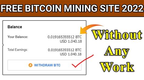 New Bitcoin Mining Site Review Get One Mining Plan Free Mine Free