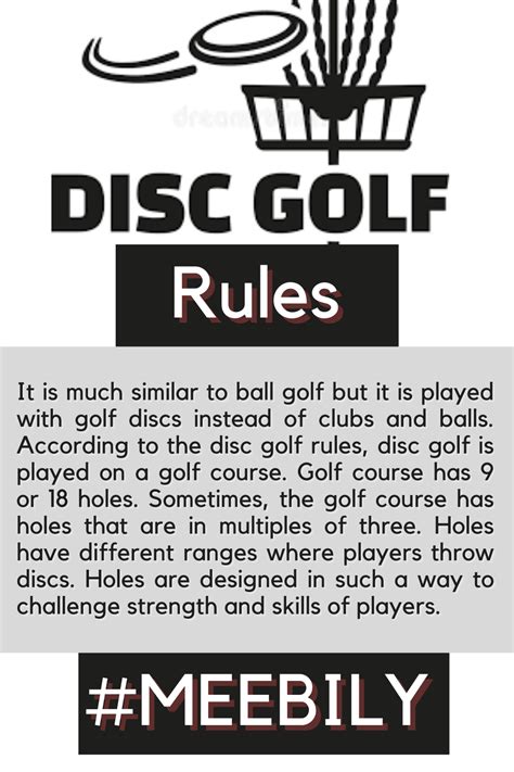 Disc Golf Rules How To Play Disc Golf Artofit