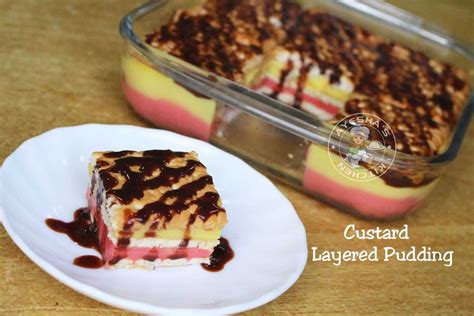 Easy Variety Pudding Recipe Multi Layered Custard Pudding