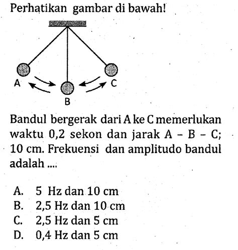 Kumpulan Contoh Soal Getaran Dan Gelombang Fisika Kelas 8 Colearn