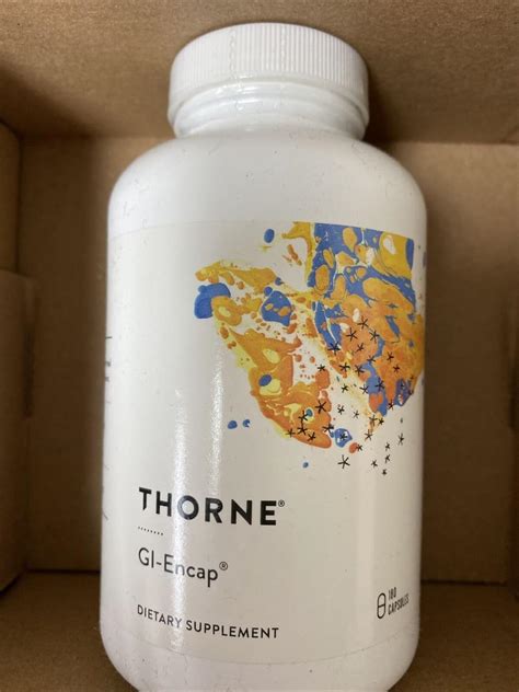 Amazon.com: ACG Thorne GI-Relief (Encap) 180 cápsulas : Salud y Hogar