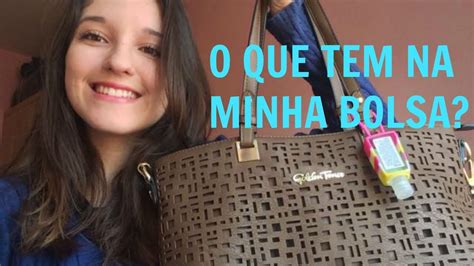 O Que Tem Na Minha Bolsa What S In My Bag Youtube