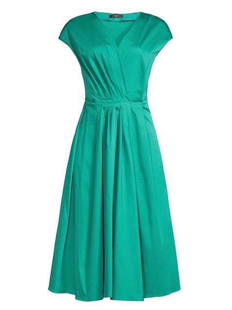 Buy Max Mara Vertice A Line Dress Green At 56 Off Editorialist