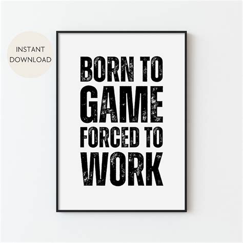 Funny Gaming Poster Gaming Quotes Gaming Wall Art Gift for - Etsy