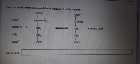 Solved Humans Can Synthesize Nonessential Amino Acids From Chegg