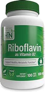 Amazon Health Thru Nutrition Riboflavin B Mg Gmo