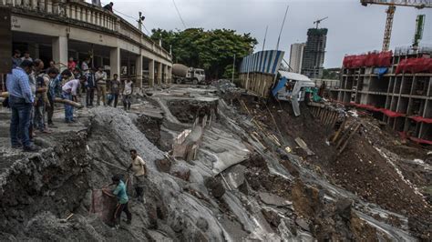 Mumbai Wall Cave In Bmc Withholds Future Permissions To Dosti Realty