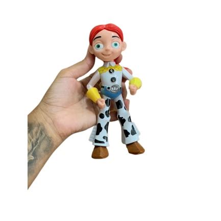 Boneca Jessie Toy Story Articulada chapéu 15cm Shopee Brasil