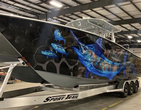 Jason Mathias boat wrap designs