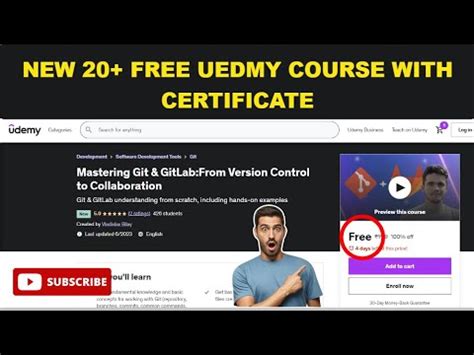 Get Free Udemy Courses With Certificate Get New Free Udemy Course