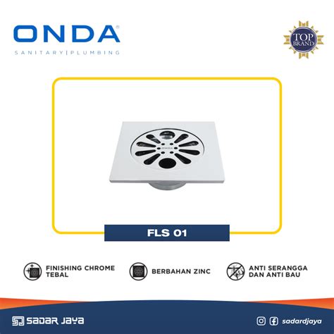 Onda Fls Stainless Steel Floor Drain Saringan Air