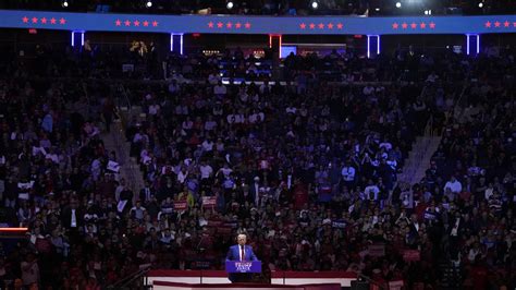 Andato Il Comizio Di Donald Trump Al Madison Square Garden