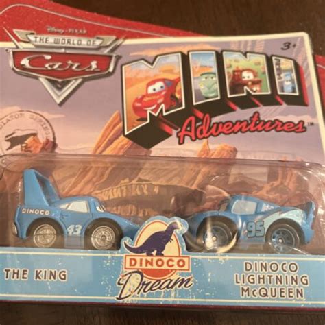 Disney Pixar World Of Cars Mini Adventures The King Dinoco Lightning