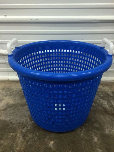 Item No 820 Bushel Harvesting Basket, Orange Plastic,, 57% OFF