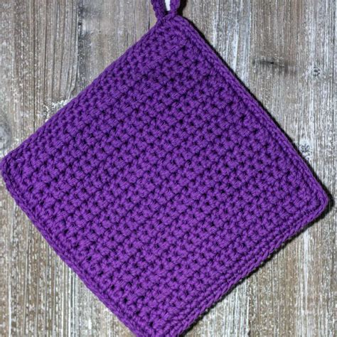 Double Thick Crochet Hot Pad Pattern First The Coffee Crochet