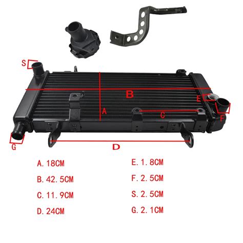 Lopor Motorcycle Radiator For Suzuki Sv Sv S Sv S