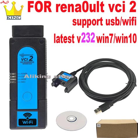 For Renault Vci Can Clip V Usb And Wifi Obd Automatic Diagnostic