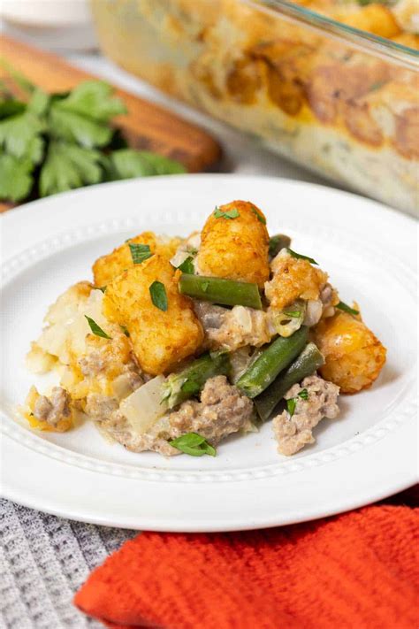 Green Bean Tater Tot Casserole By Kelsey Smith