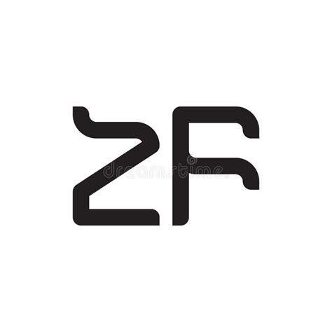 Zf Initial Letter Vector Logo Icon Stock Vector Illustration Of Mark