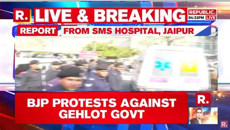 Republic On Twitter LIVE BJP Protests Against Ashok Gehlot