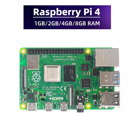 Raspberry Pi 4 Model B 1 2 4 8 Gb Ram Cortex A72 Arm V8 64 Bit Soc 1