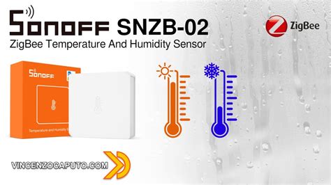 Sonoff Sonoff SNZB 02 Sensore di Umidità e Temperatura ZigBee