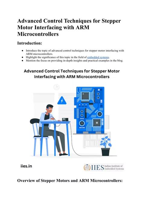 PPT Advanced Control Techniques For Stepper Motor Interfacing With