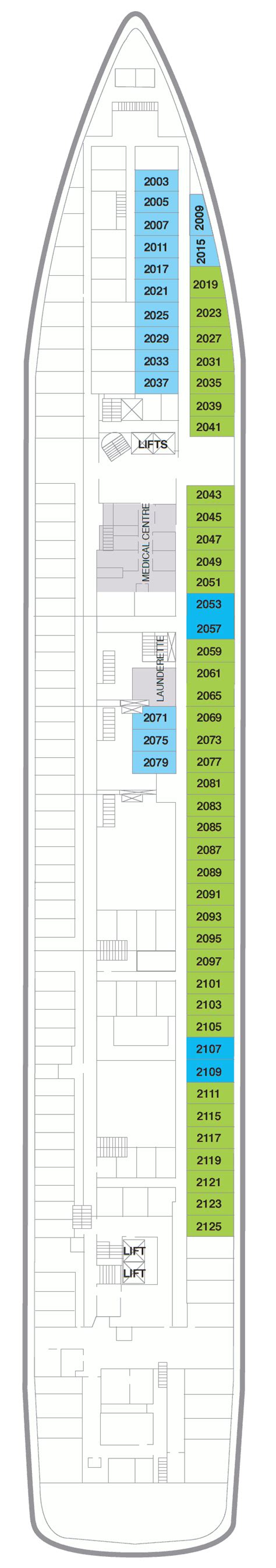 Braemar deck plans - Cruiseline.com