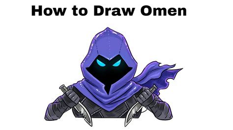 How To Draw Omen Valorant Step By Step YouTube