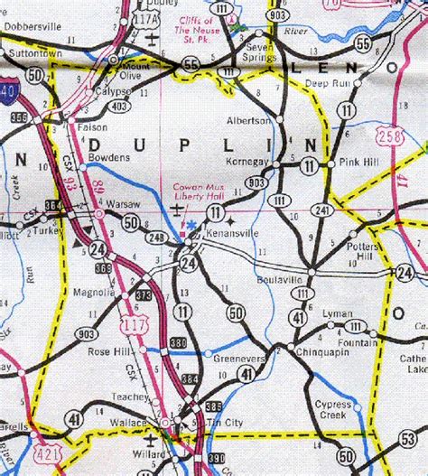 Duplin County Maps