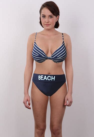 Sexy Spaghetti Strap Striped Plus Size Bikini Set Snazzy