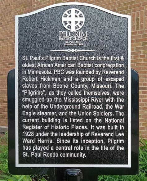 Pilgrim Baptist Church Historical Marker