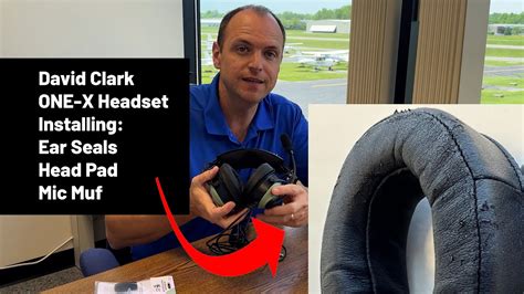 How To Replace The Ear Seals Head Pad And Mic Muff On The David Clark