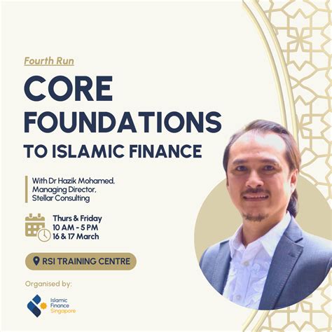 4th Edition Islamic Finance Foundations Guide Islamic Finance Singapore