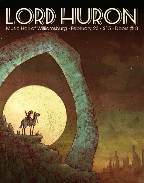 Lord Huron 2025 Tour Poster Koo Fernanda